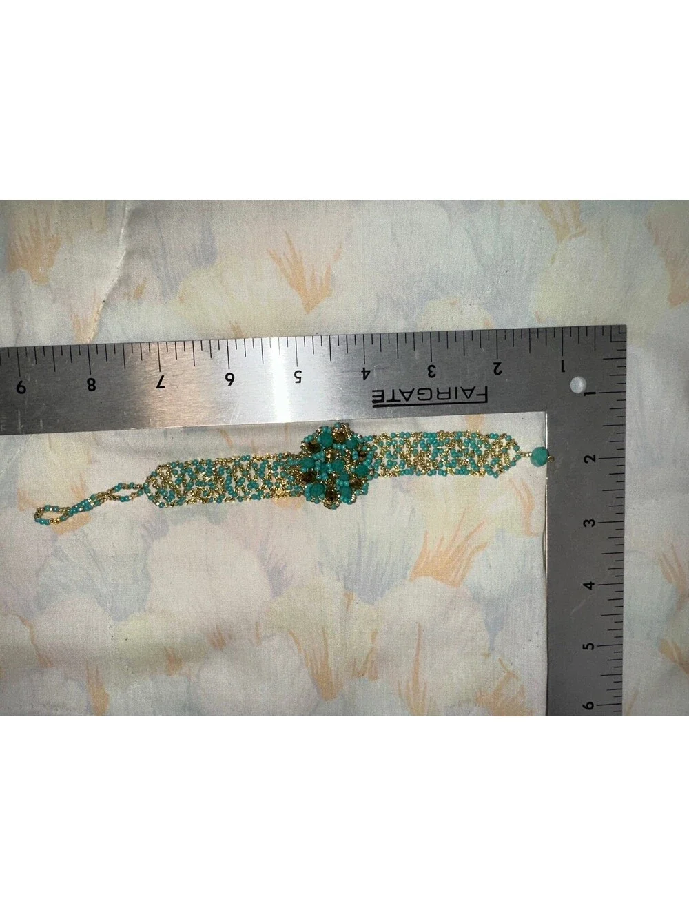 Y2K Multi-Color Beaded Necklace and Cuff Set New